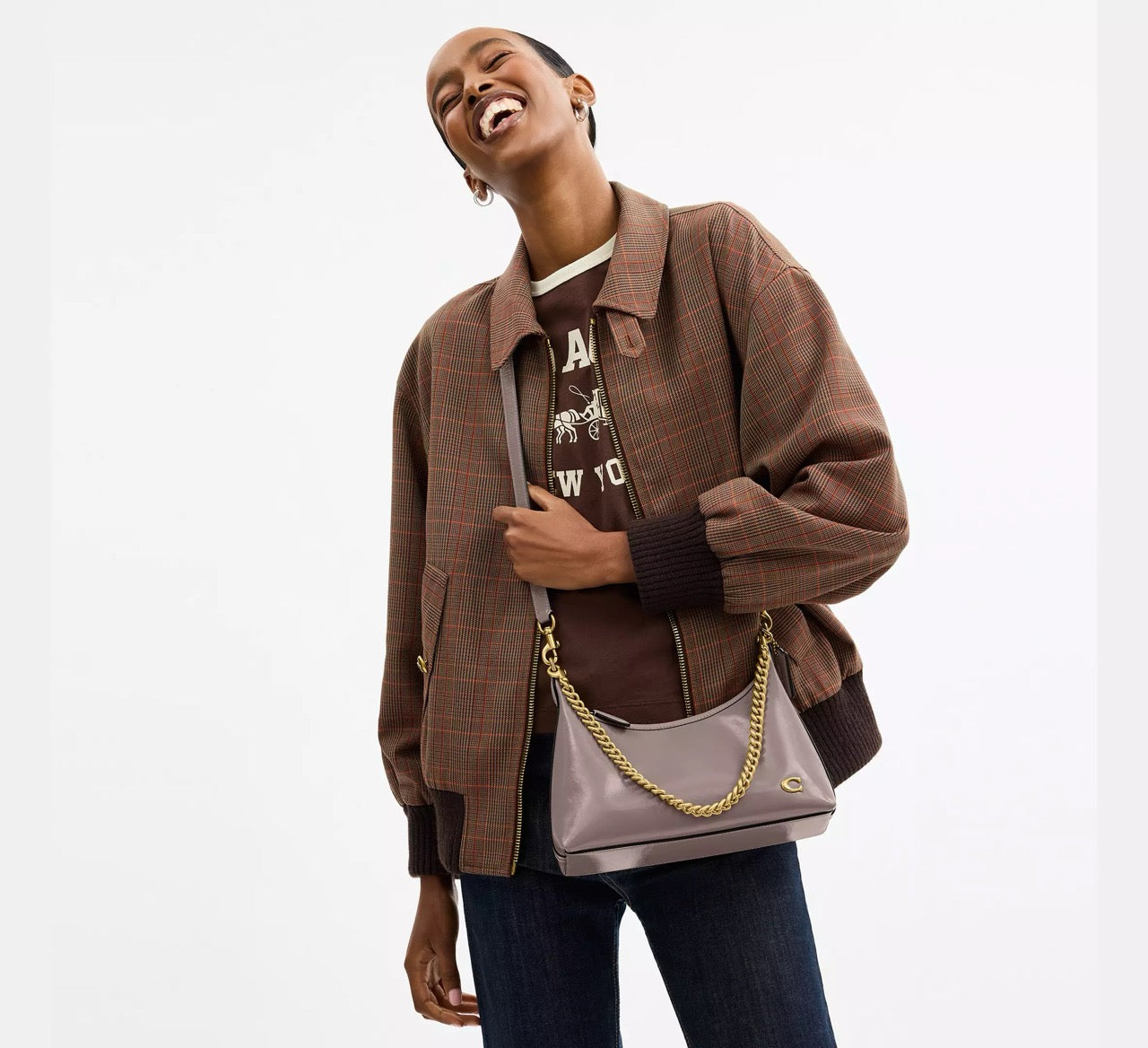 [INCOMING ETA 30 DAYS] COACH Juliet Shoulder Bag 25 in Ash (CAD75)