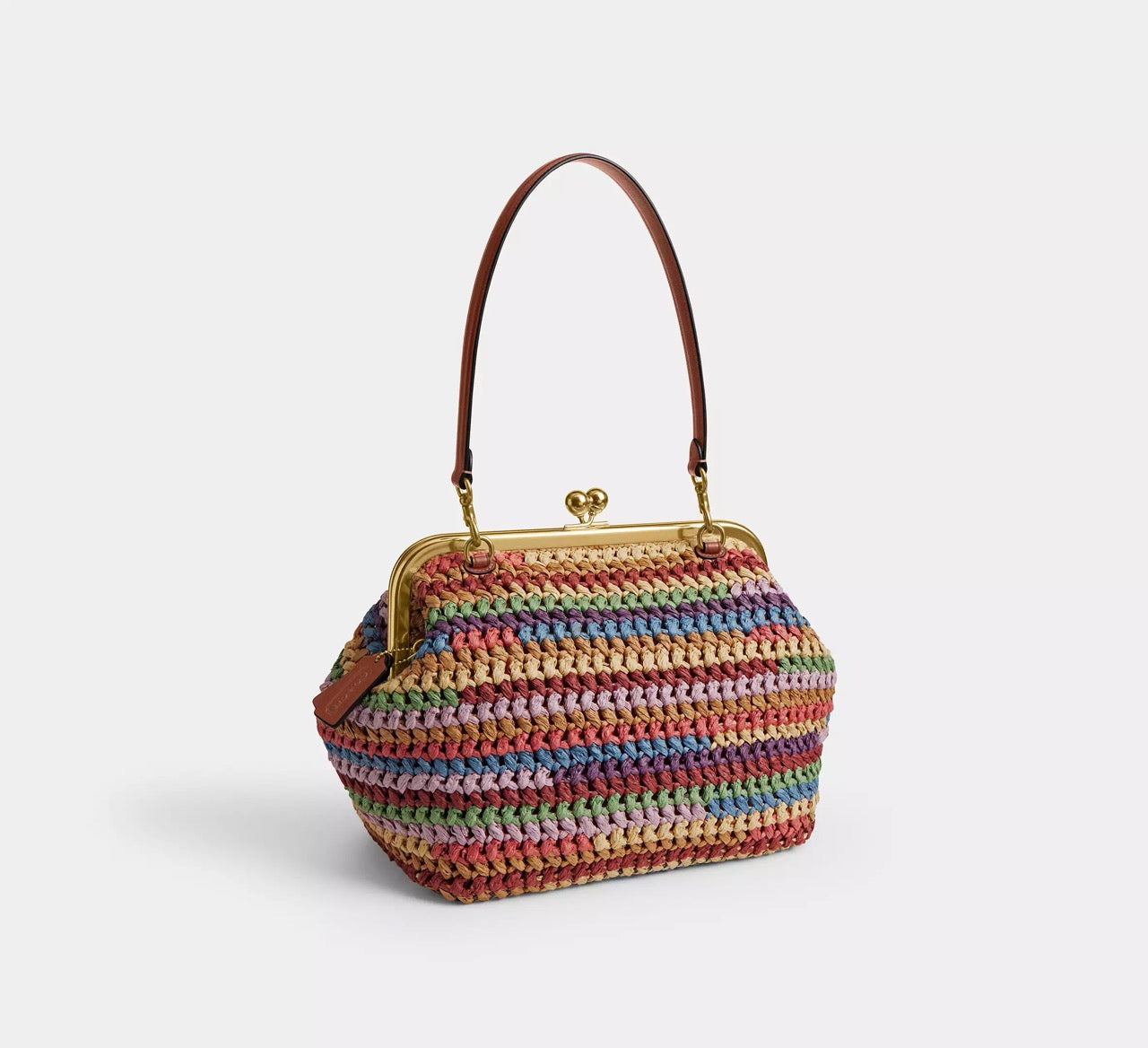 [WEB EXCLUSIVE][READY STOCK MY] Coach Kisslock Frame Bag 27 in Multi (CDZ29)