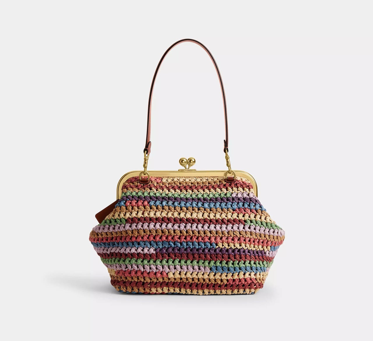 [WEB EXCLUSIVE][READY STOCK MY] Coach Kisslock Frame Bag 27 in Multi (CDZ29)