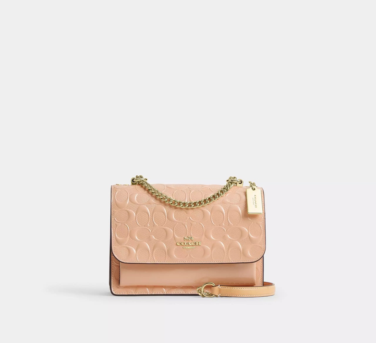 [WEB EXCLUSIVE][READY STOCK MY] Coach Klare Crossbody Bag In Signature Leather in Faded Blush (CEZ24)