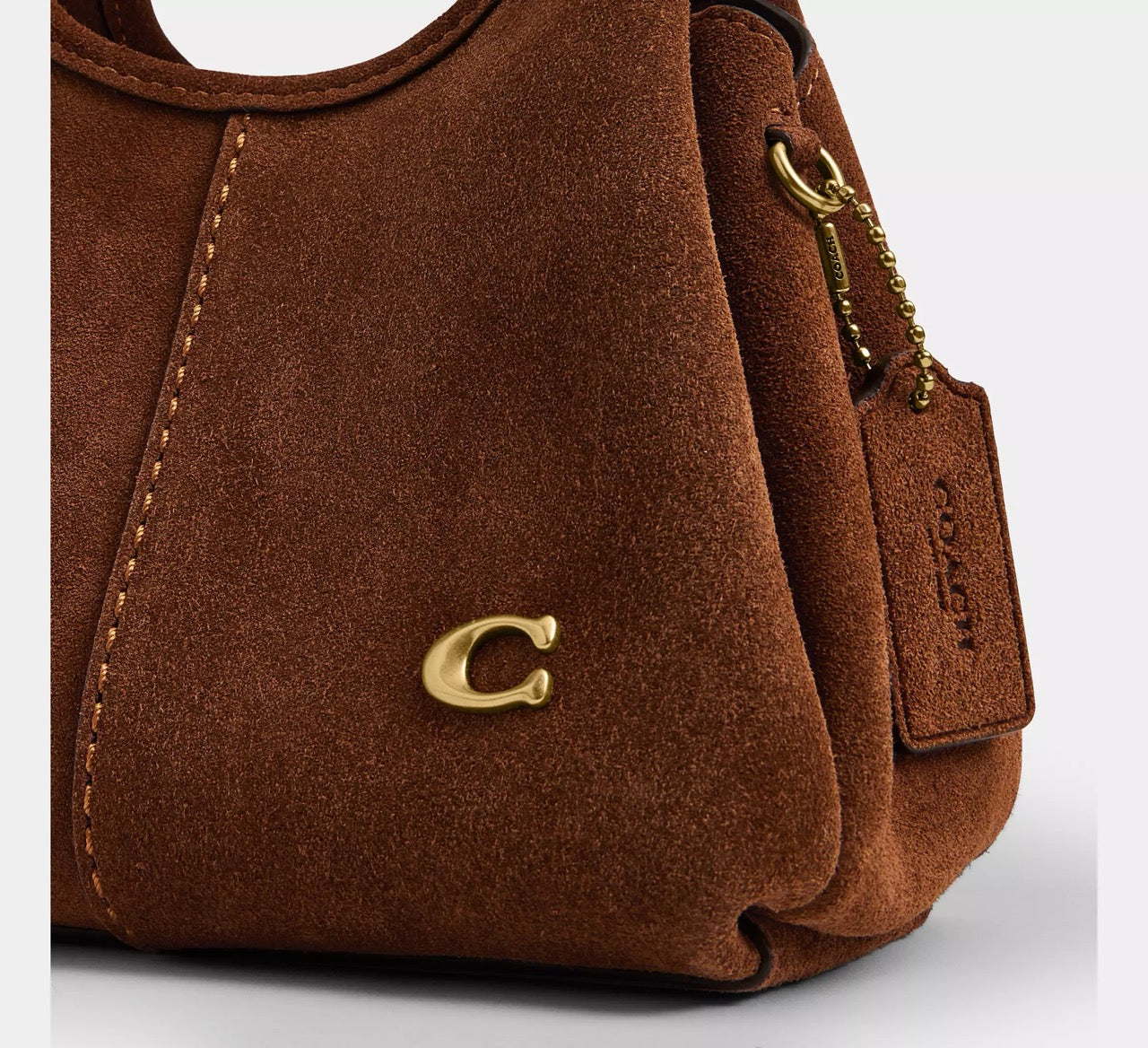 [READY STOCK MY] COACH Lana Shoulder Bag 19 in Warm Brown (CCY33)