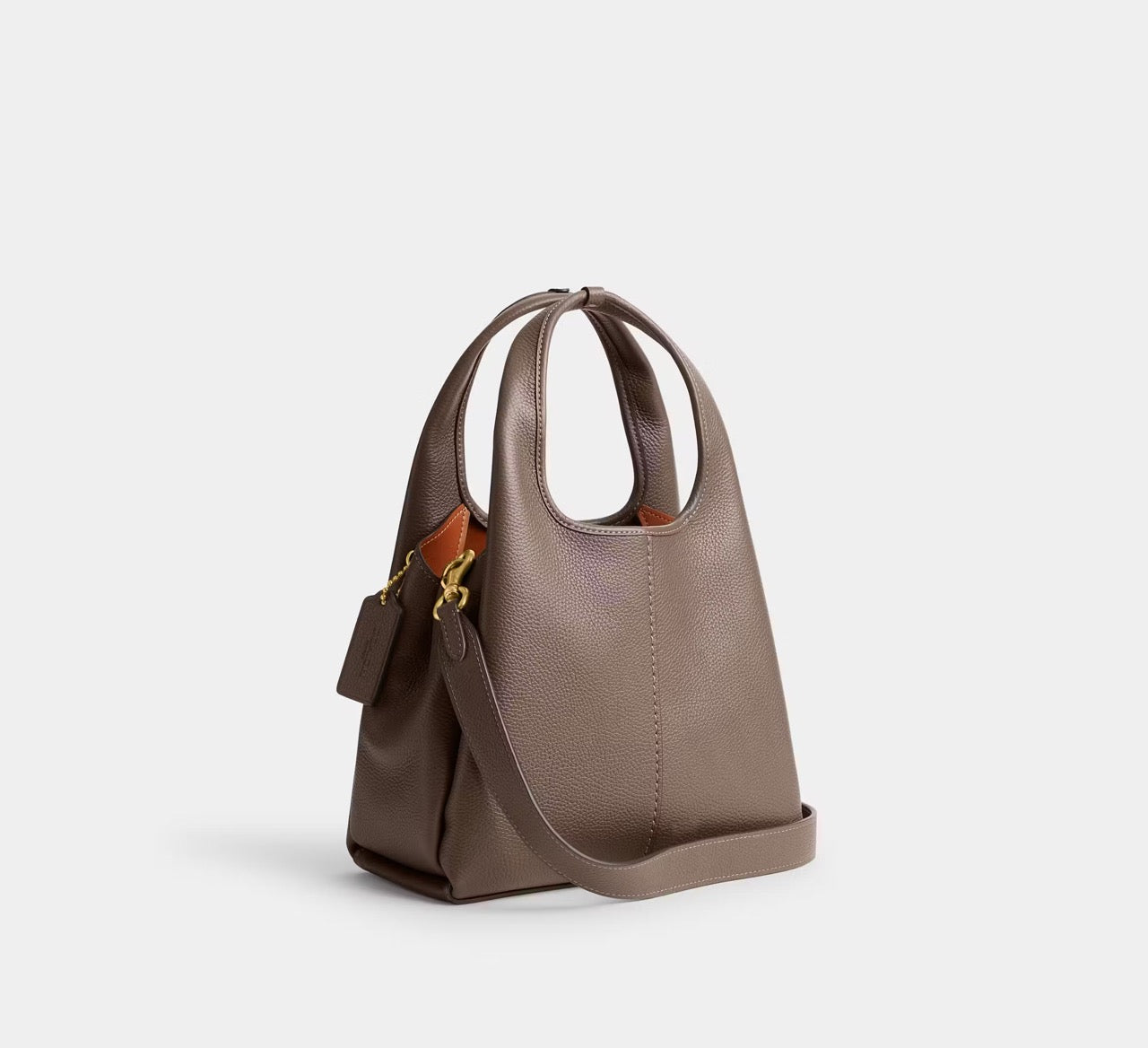 [READY STOCK MY] COACH Lana Shoulder Bag 23 in Dark Stone (CM545)