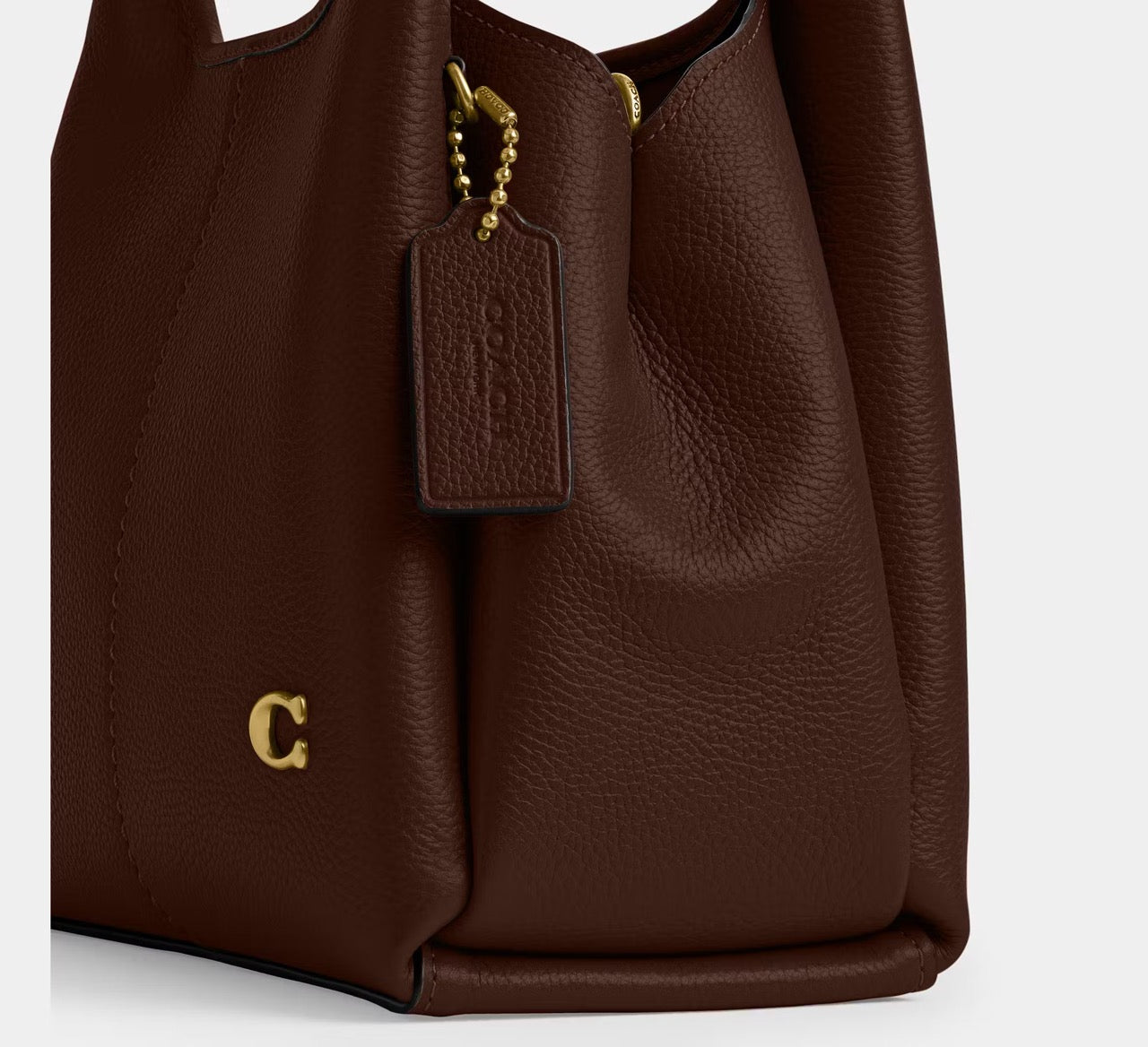 [READY STOCK MY] COACH Lana Shoulder Bag 23 in Maple (CM545)