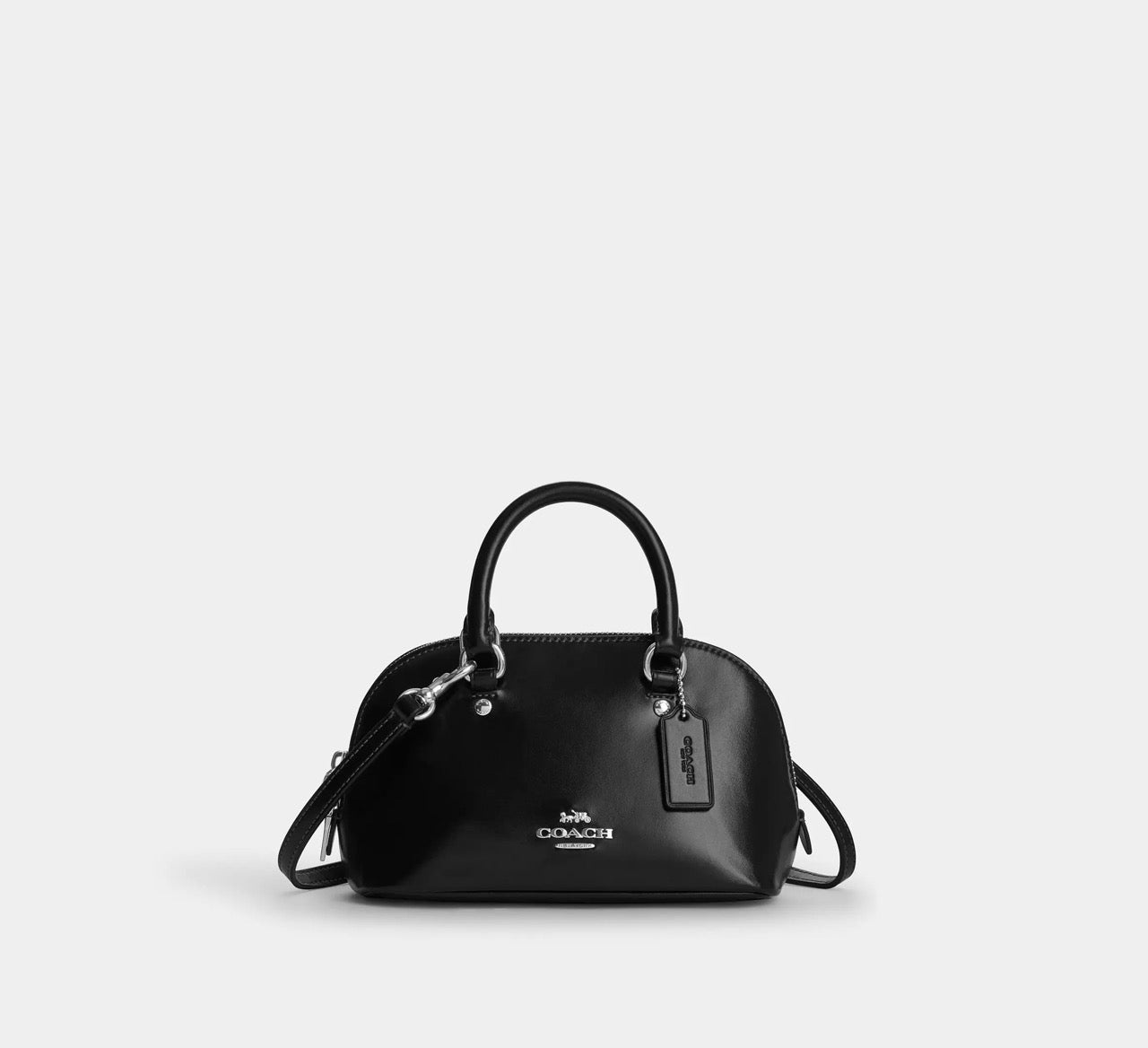 [WEB EXCLUSIVE][READY STOCK MY] Coach Lara Mini Satchel Bag in Black (CEA01)