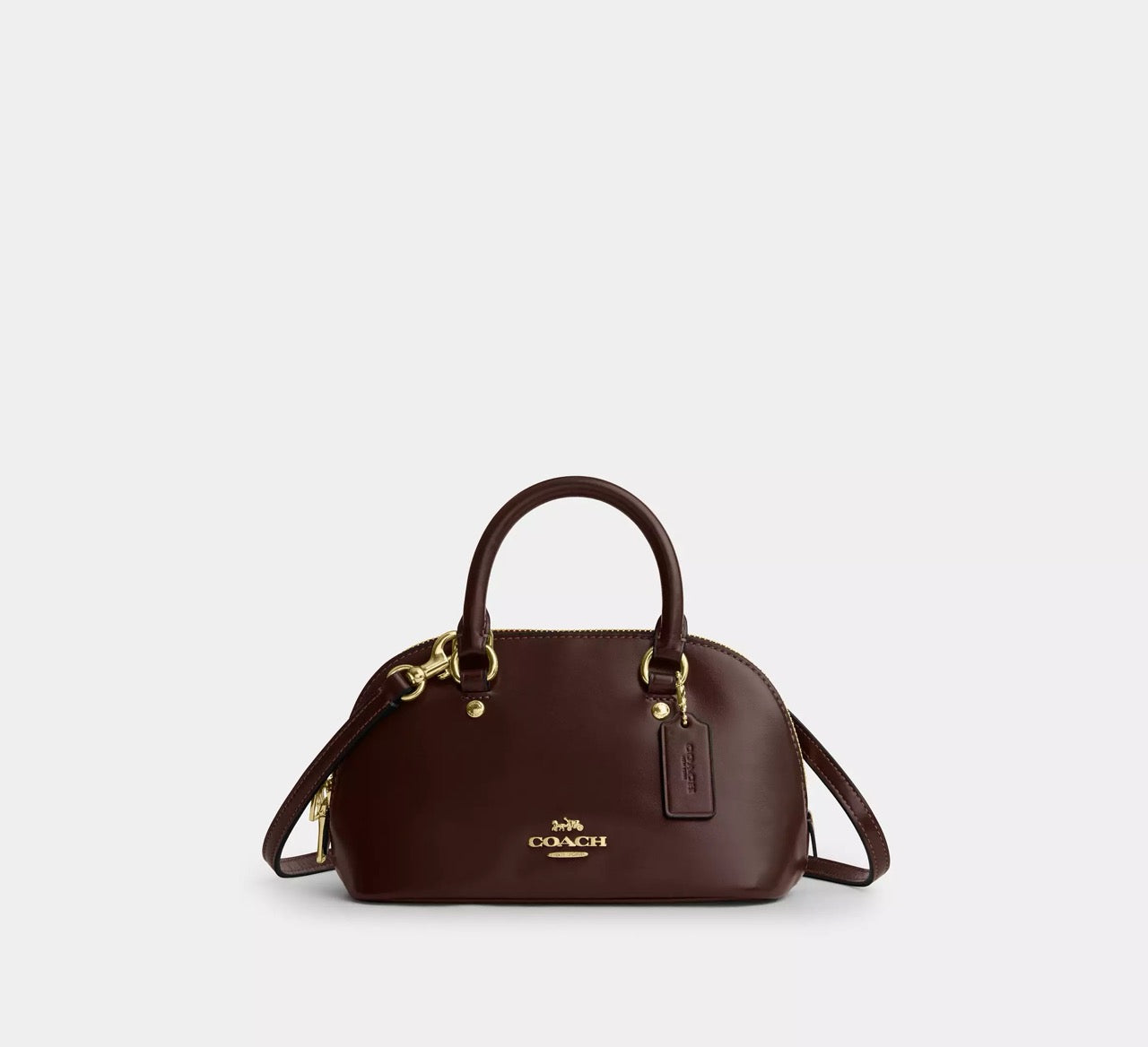 [WEB EXCLUSIVE][READY STOCK MY] COACH Lara Mini Satchel Bag in Maple (CEA01)