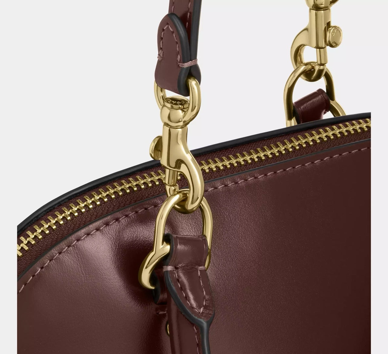 [WEB EXCLUSIVE][READY STOCK MY] COACH Lara Mini Satchel Bag in Maple (CEA01)