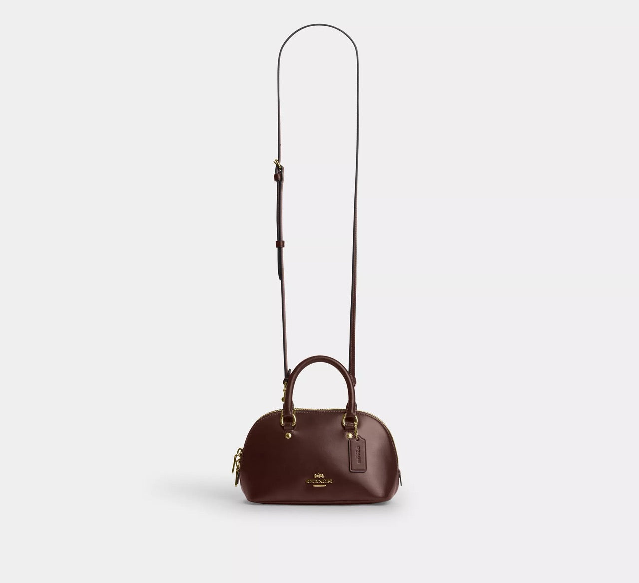 [WEB EXCLUSIVE][READY STOCK MY] COACH Lara Mini Satchel Bag in Maple (CEA01)