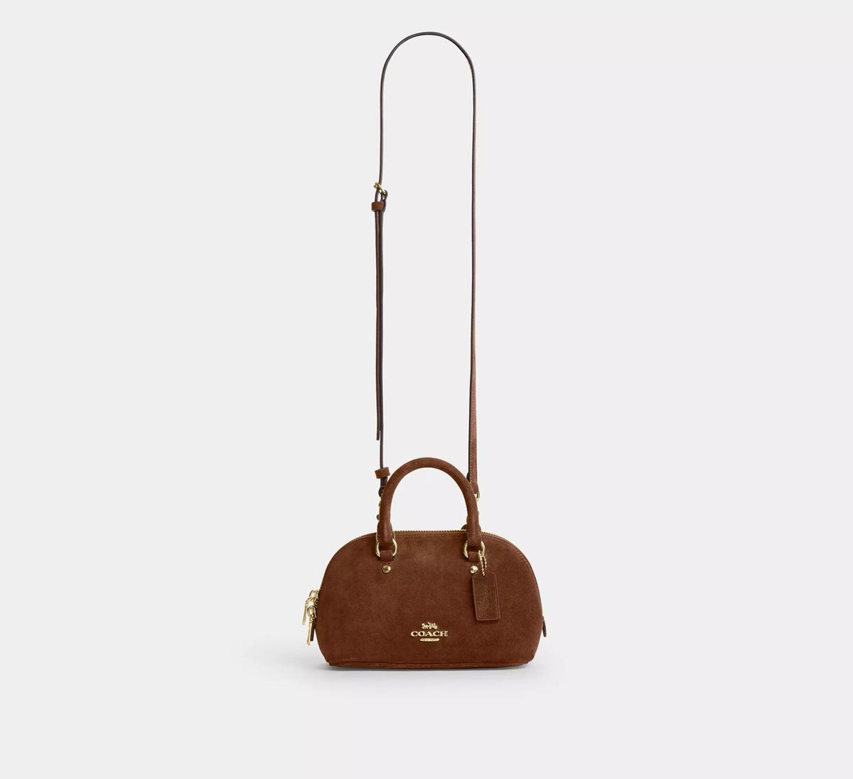 [WEB EXCLUSIVE][READY STOCK MY] Coach Lara Mini Satchel Bag in Warm Brown (CEN18)