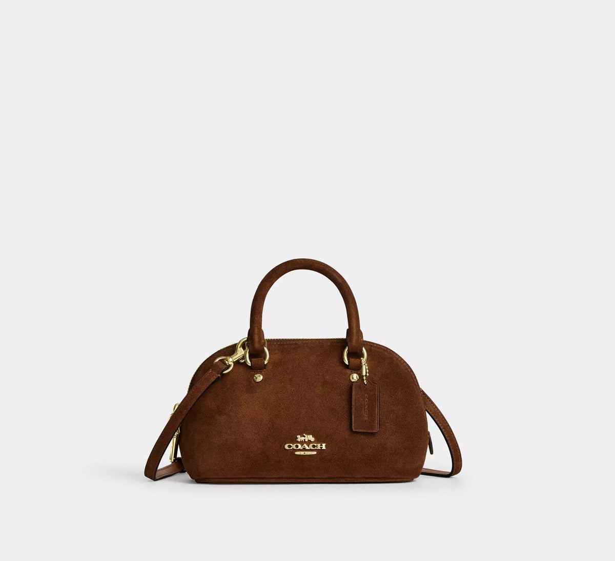 [WEB EXCLUSIVE][READY STOCK MY] Coach Lara Mini Satchel Bag in Warm Brown (CEN18)