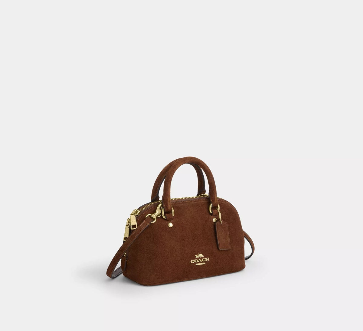 [WEB EXCLUSIVE][READY STOCK MY] Coach Lara Mini Satchel Bag in Warm Brown (CEN18)
