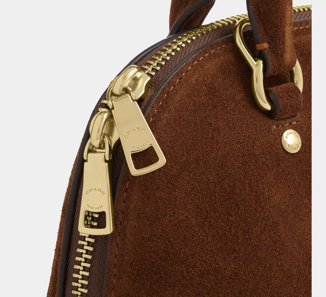 [WEB EXCLUSIVE][READY STOCK MY] Coach Lara Mini Satchel Bag in Warm Brown (CEN18)