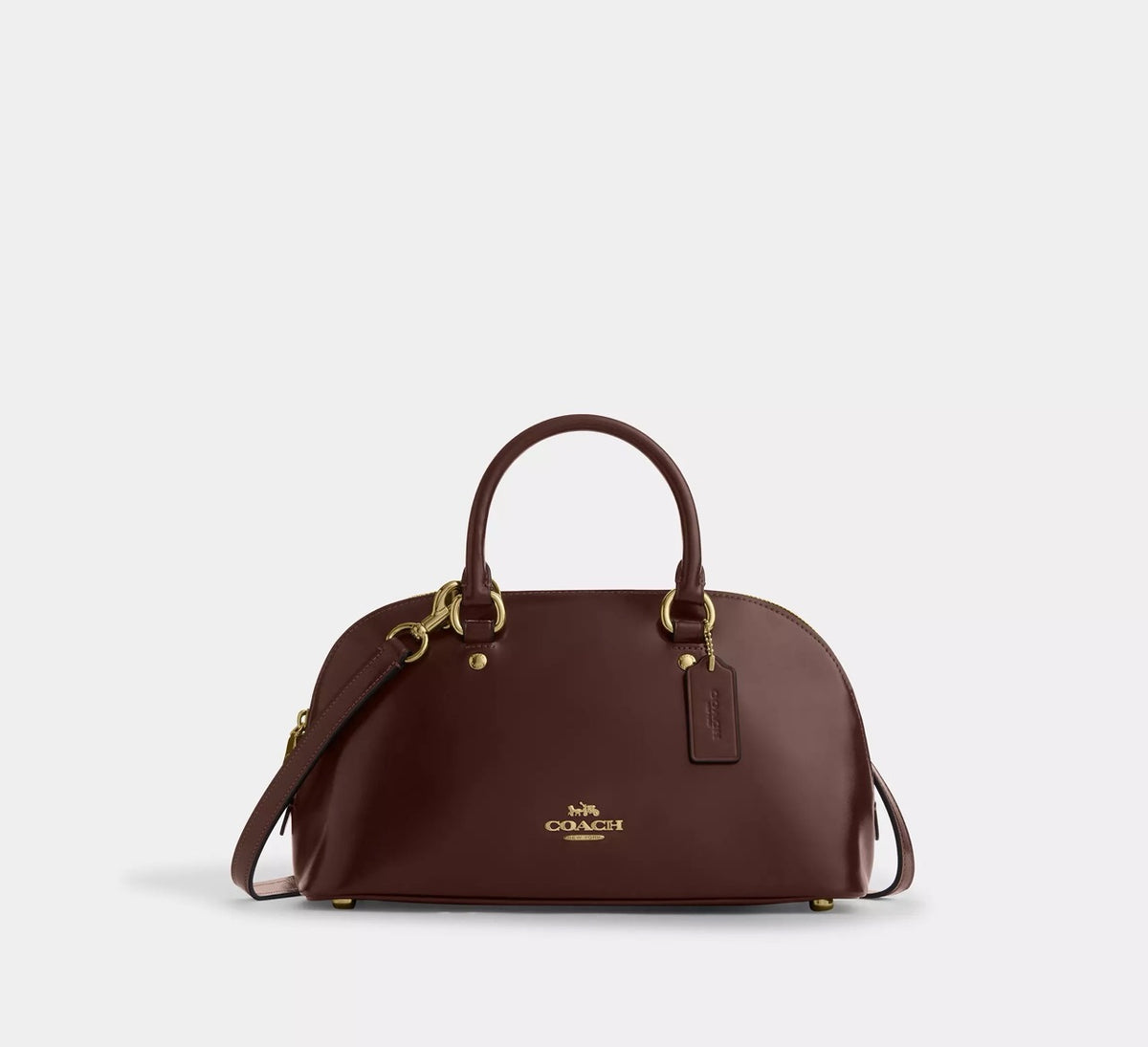 [WEB EXCLUSIVE][READY STOCK MY] Coach Lara Satchel Bag in Maple (CDV19)