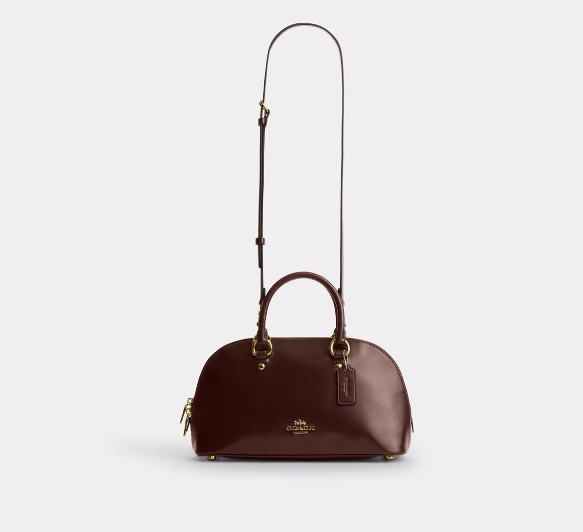 [WEB EXCLUSIVE][READY STOCK MY] Coach Lara Satchel Bag in Maple (CDV19)