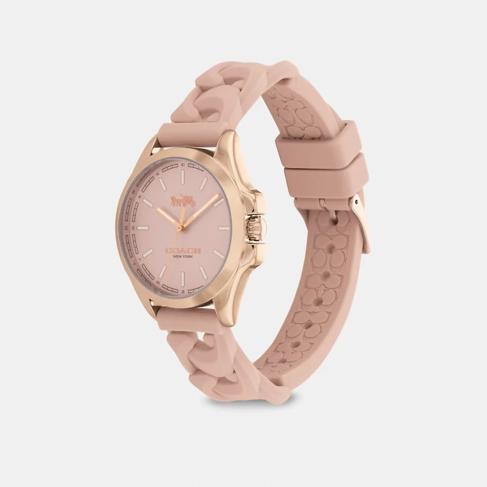 [INCOMING ETA END MARCH 2024] Coach Libby Watch, 34 Mm in Pink (C9579)