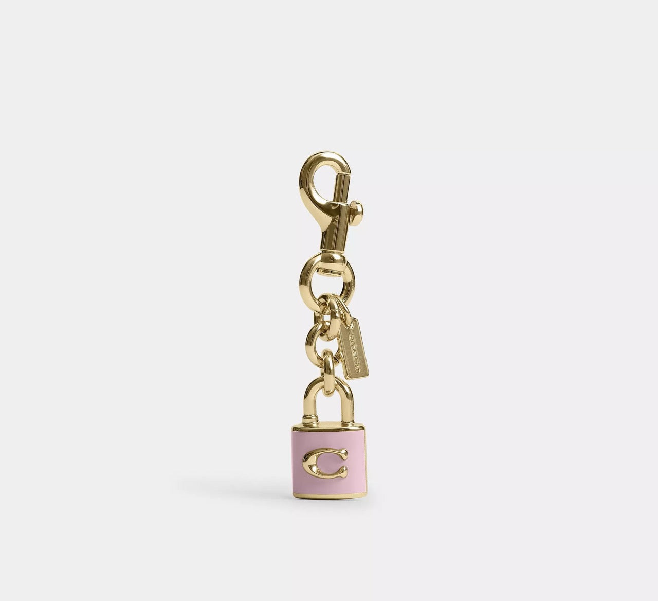 [WEB EXCLUSIVE][READY STOCK MY] Coach Lock Bag Charm in Carnation (CEF95)