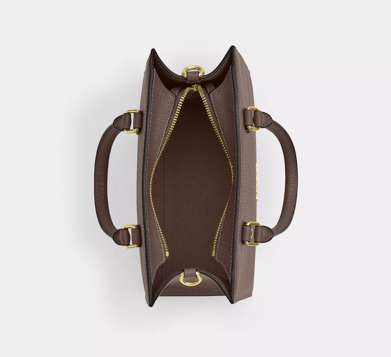 [READY STOCK MY] COACH Maggie Small Tote Bag in Dark Stone (CY668)