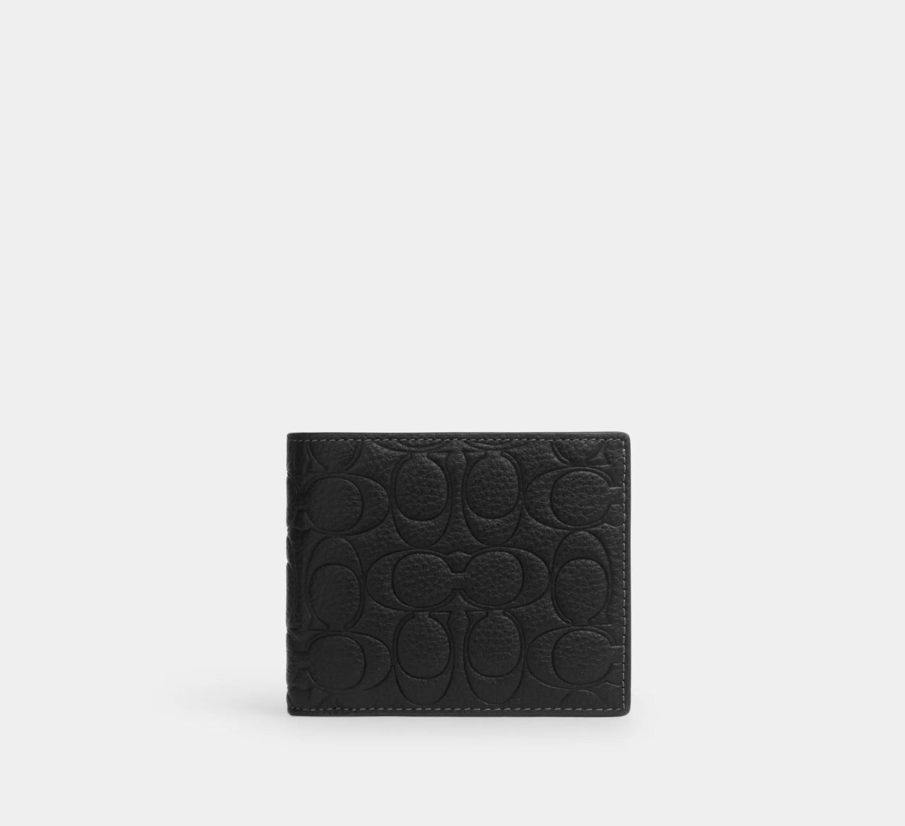 [WEB EXCLUSIVE][READY STOCK MY] Coach Men 3-In-1 Wallet In Signature Leather in Black (CEU69)