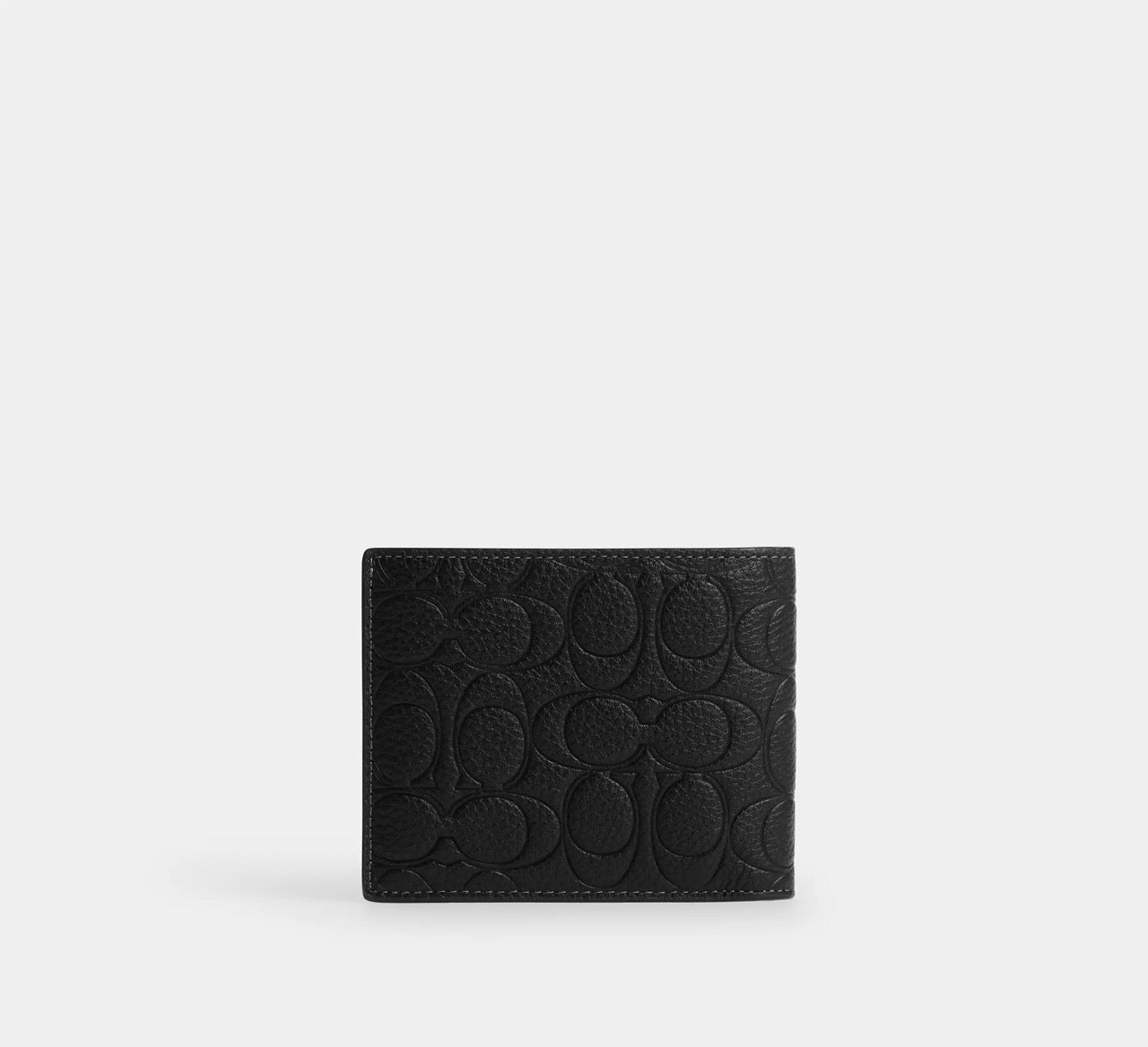 [WEB EXCLUSIVE][READY STOCK MY] Coach Men 3-In-1 Wallet In Signature Leather in Black (CEU69)