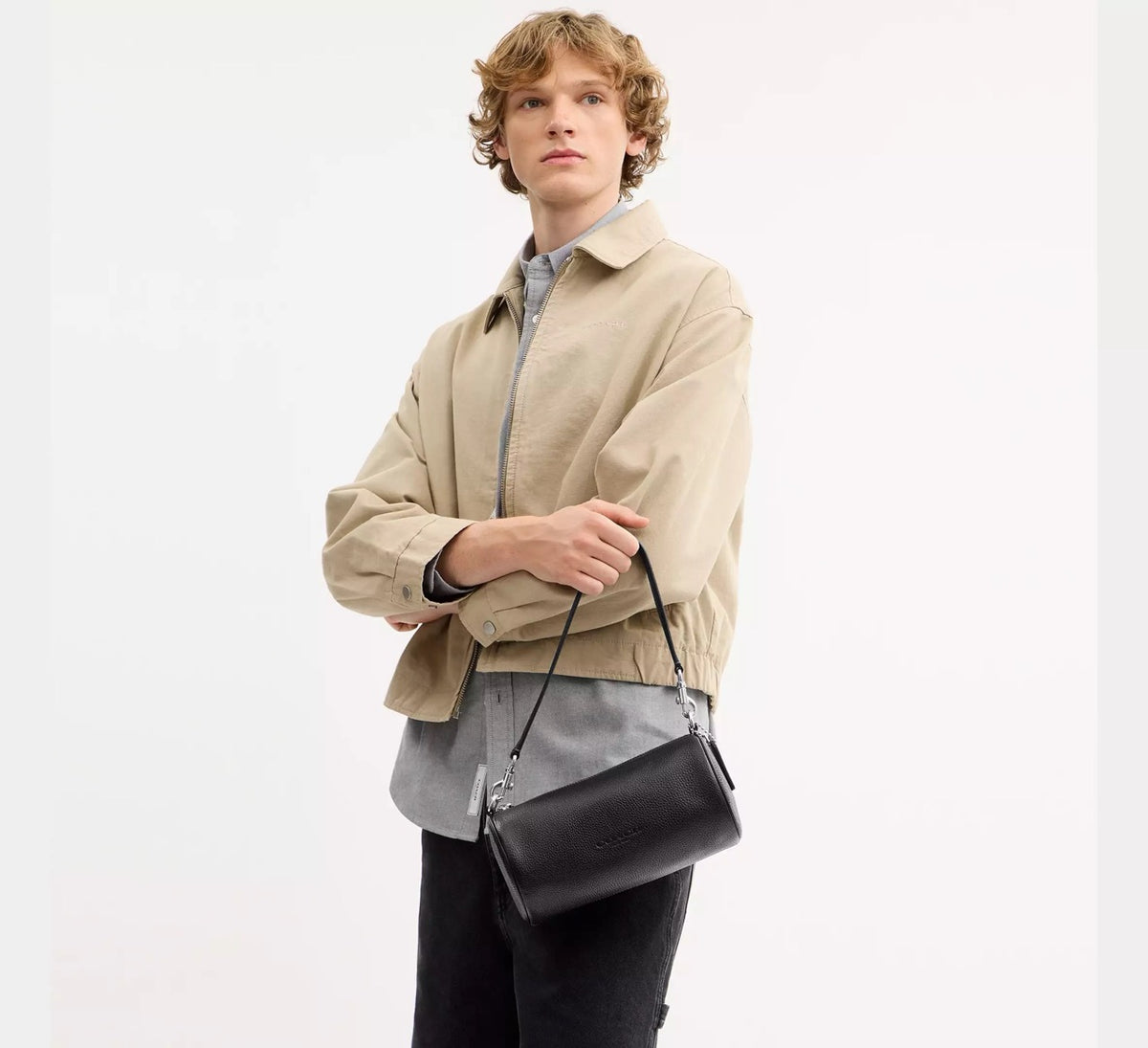 [WEB EXCLUSIVE][READY STOCK MY] Coach Men Andre Barrel Bag 24 in Black (CET81)