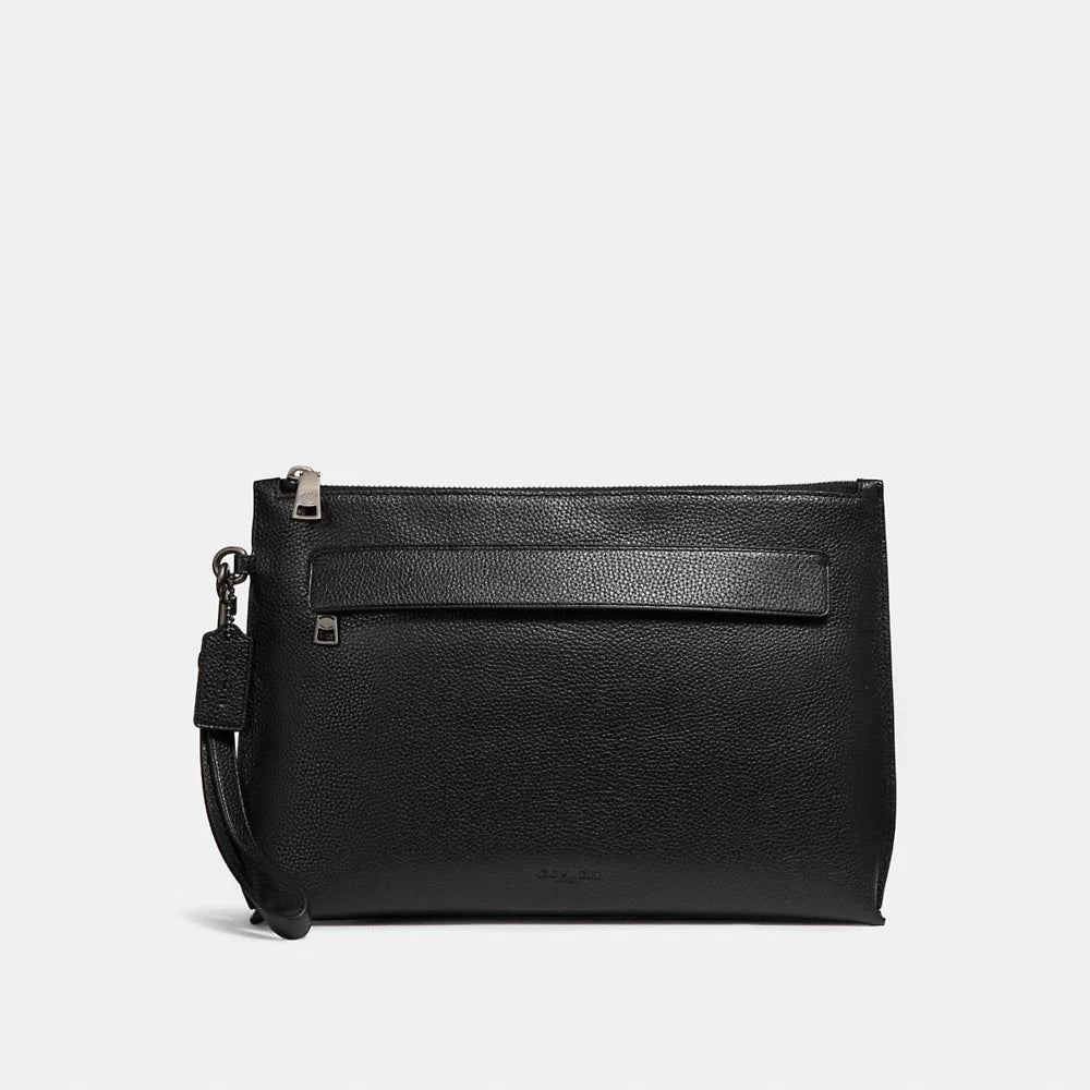 [INCOMING ETA END OCT 2024] COACH Men Carryall Pouch in Black (28614)