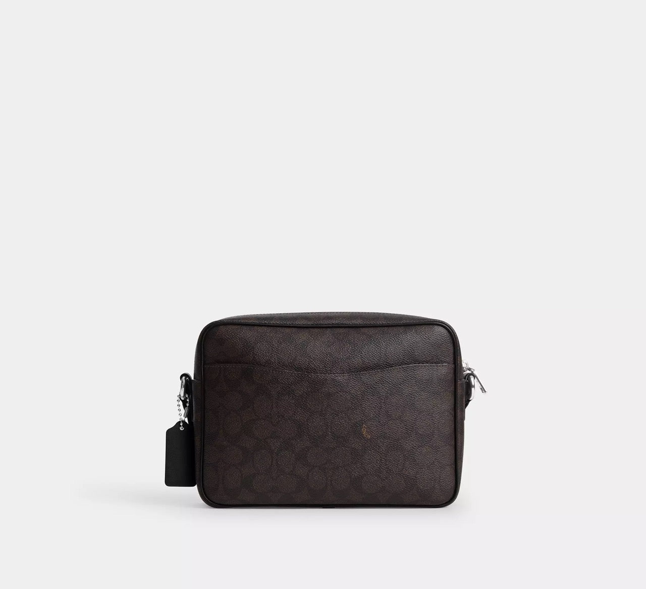 [WEB EXCLUSIVE][READY STOCK MY] Coach Men Colton Crossbody Bag 25 In Signature Canvas With Patches in Walnut/Black (CFP97)