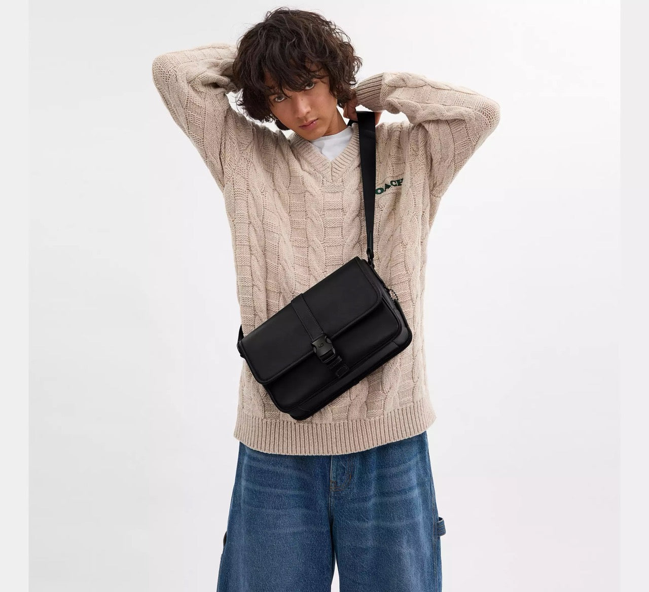 [WEB EXCLUSIVE][READY STOCK MY] Coach Men League Messenger Bag in Black (CU042)