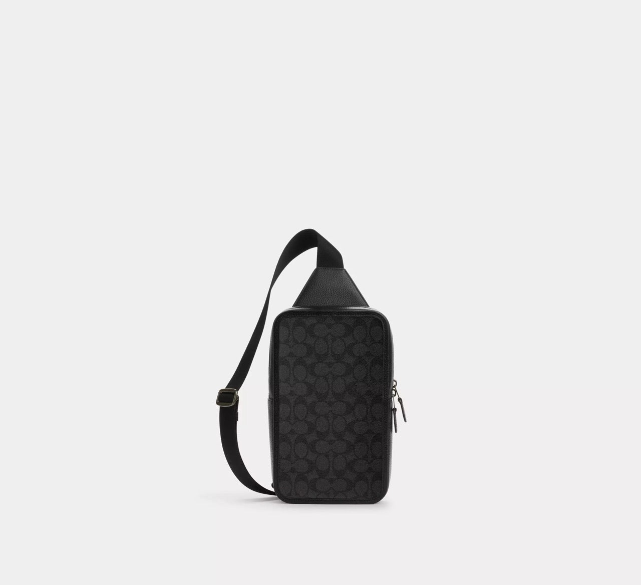 [WEB EXCLUSIVE][READY STOCK MY] COACH Men Sullivan Pack In Signature Canvas in Charcoal/Black (CZ397)