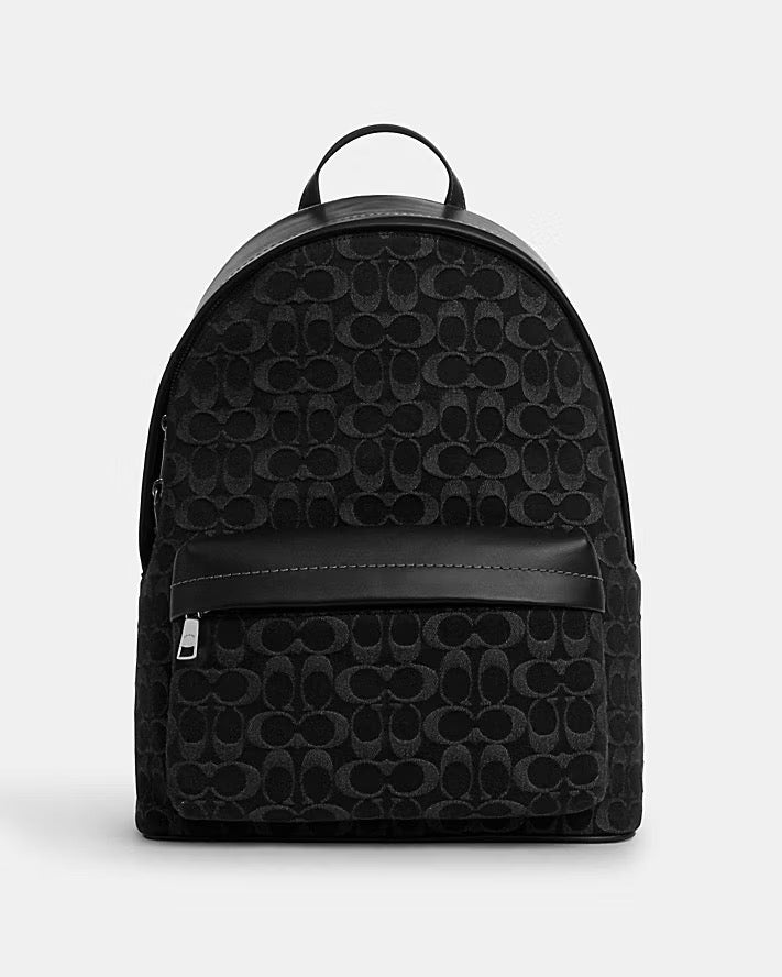 [READY STOCK MY] COACH Men Taylor Backpack In Signature Denim in Black (CDC49)