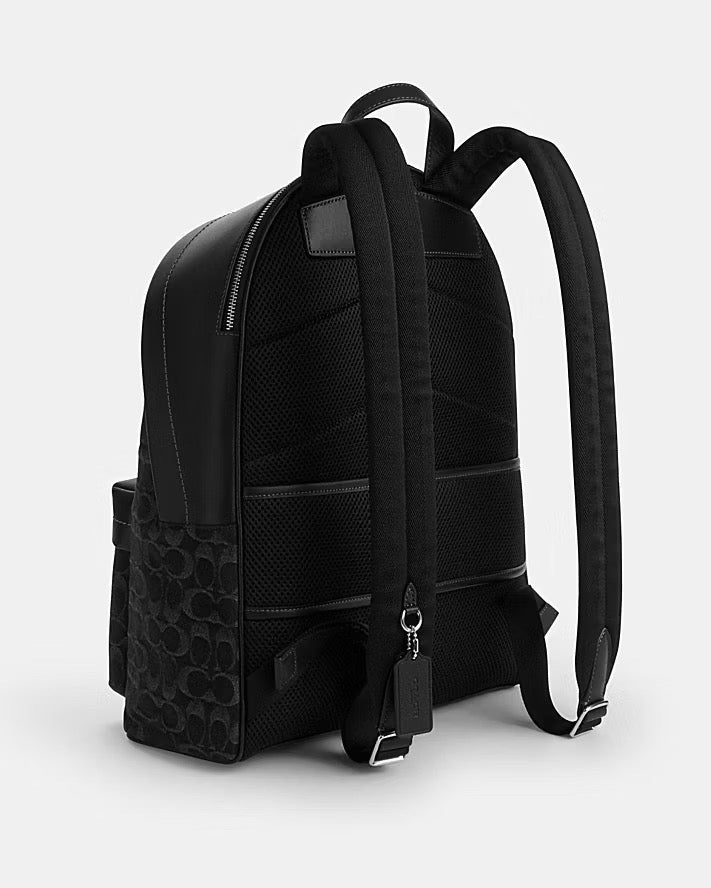 [READY STOCK MY] COACH Men Taylor Backpack In Signature Denim in Black (CDC49)