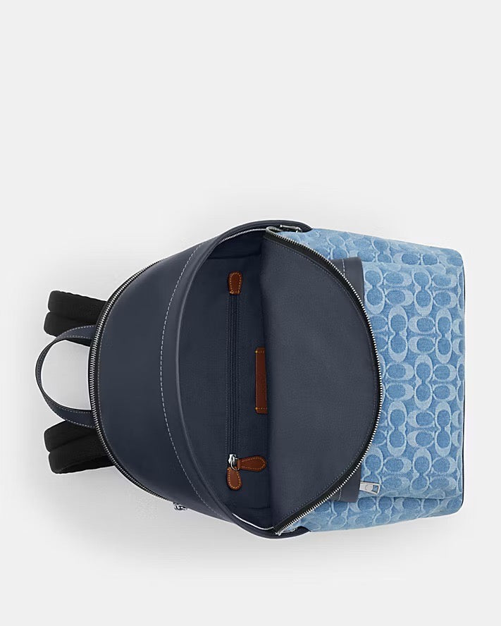 [READY STOCK MY] COACH Men Taylor Backpack In Signature Denim in Denim (CDF23)