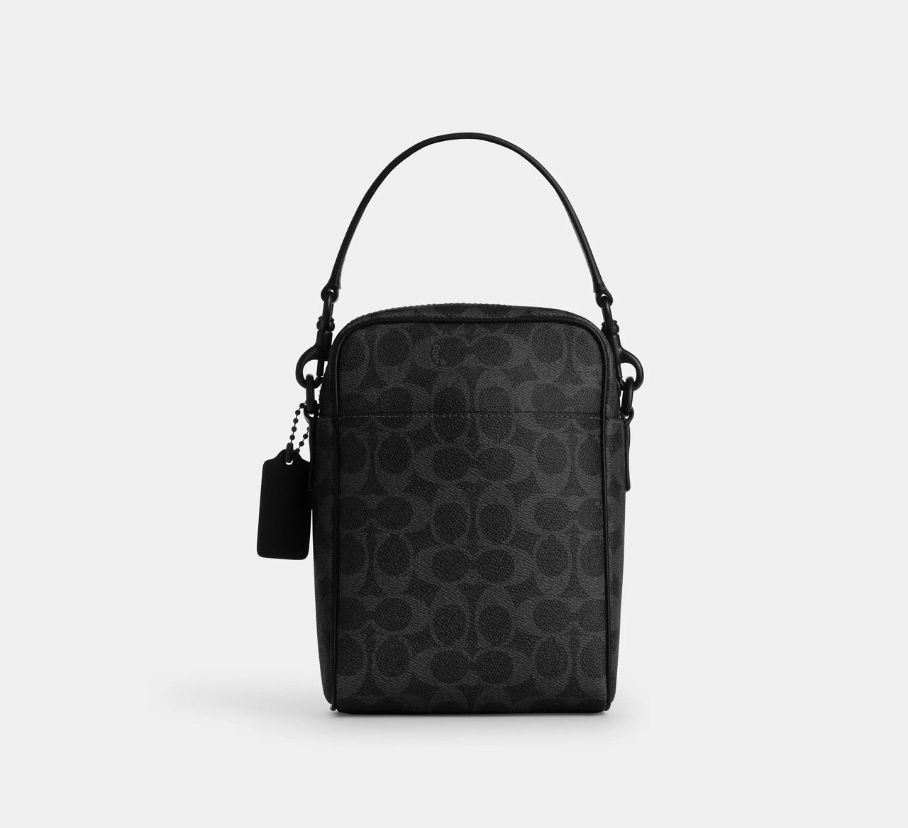 [WEB EXCLUSIVE][READY STOCK MY] Coach Men Tristan Crossbody Bag 14 In Signature Canvas in Black Signature (CET69)