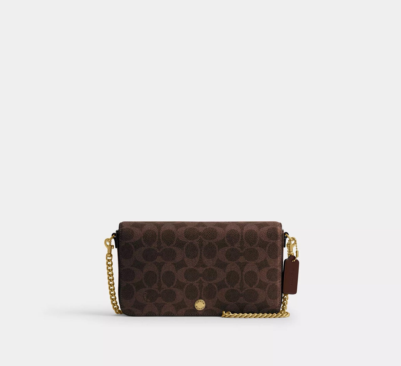 [READY STOCK MY] COACH Mila Crossbody Bag In Signature Canvas in Signature Maple (CAO03)