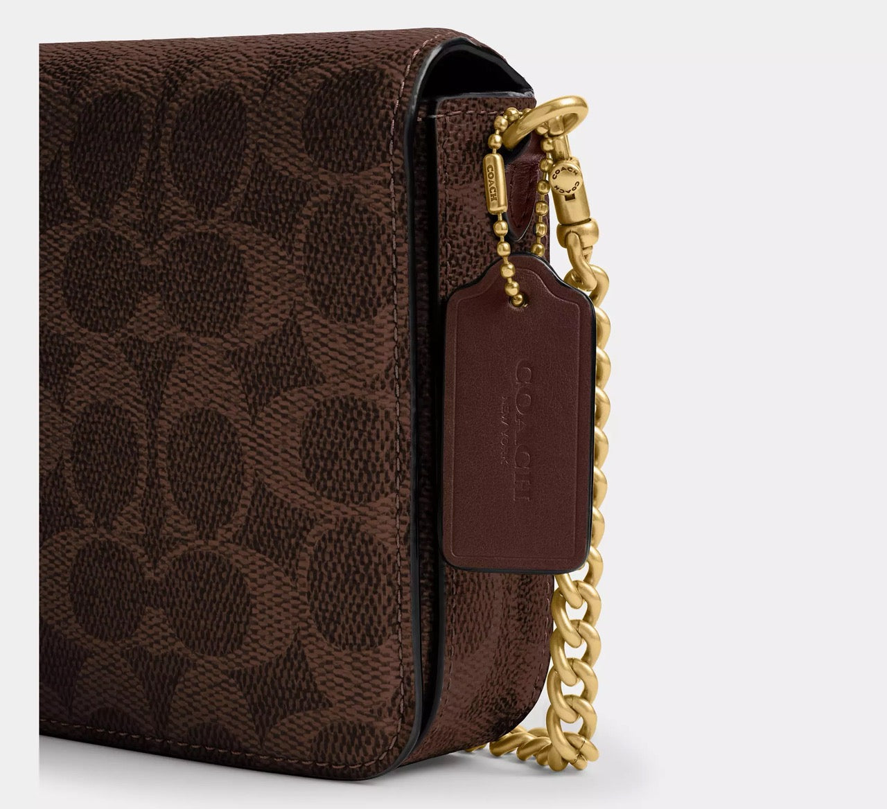 [READY STOCK MY] COACH Mila Crossbody Bag In Signature Canvas in Signature Maple (CAO03)