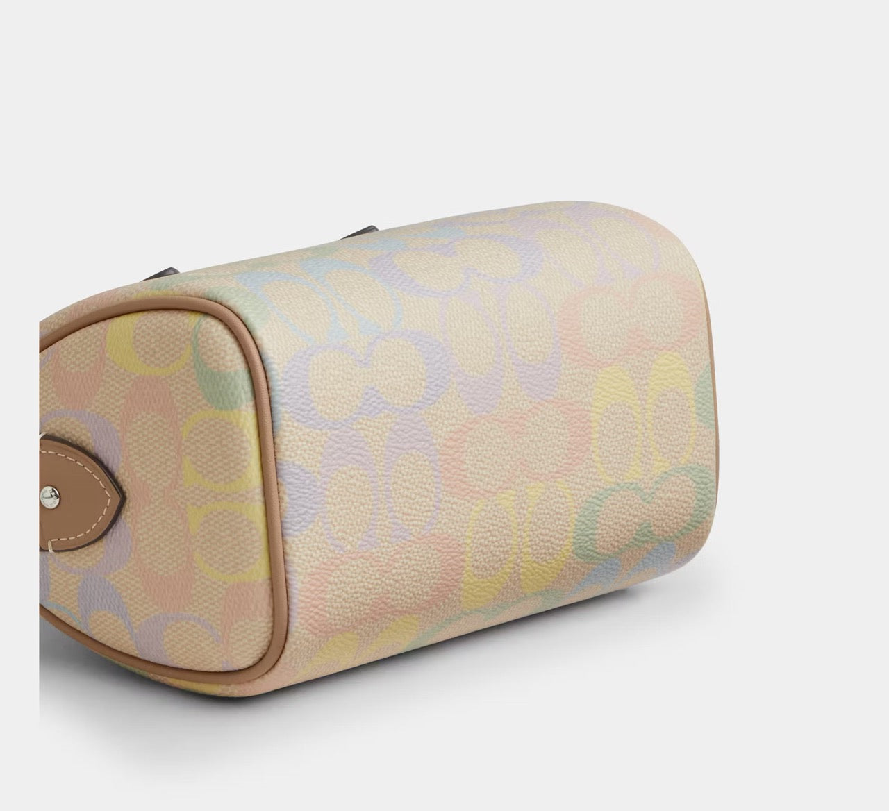 [READY STOCK MY] COACH Mini Rowan Crossbody Bag In Rainbow Signature Canvas in Sand Multi (CDC39)