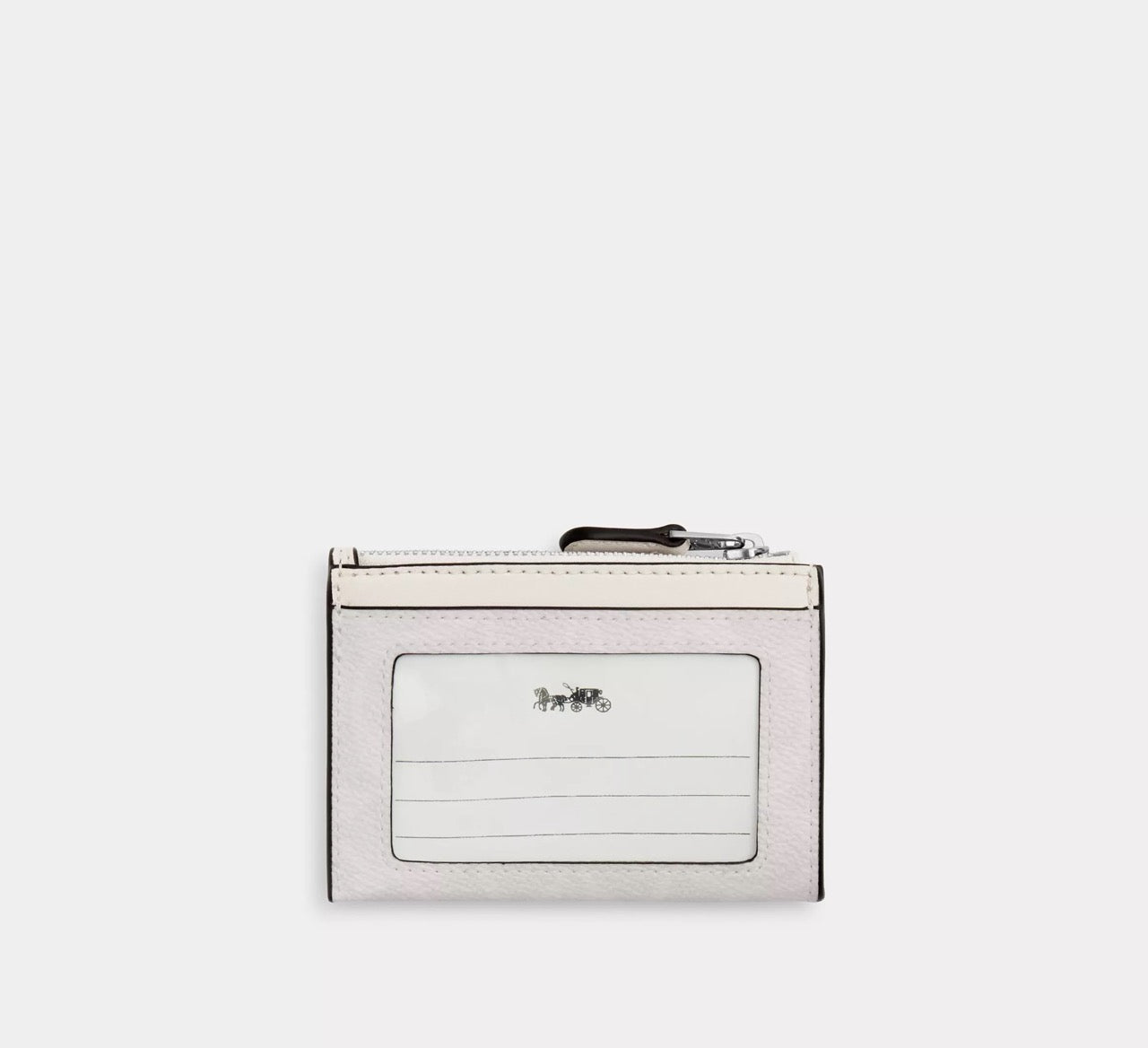[READY STOCK MY] COACH Mini Skinny Id Case In Signature Canvas in White/Chalk (CW870)
