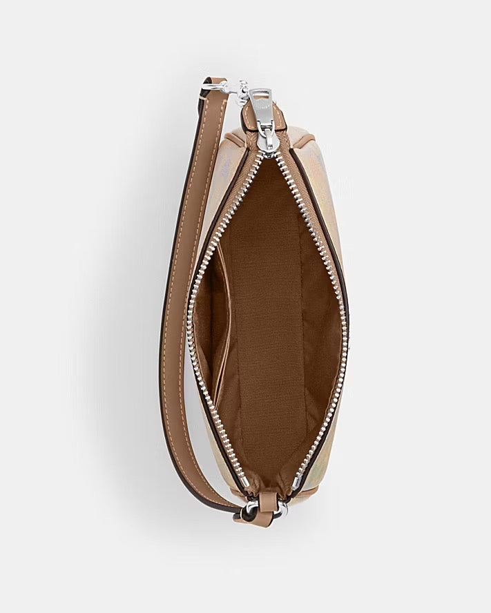 [READY STOCK MY] COACH Nolita 19 In Rainbow Signature Canvas in Sand Multi (CDC38)