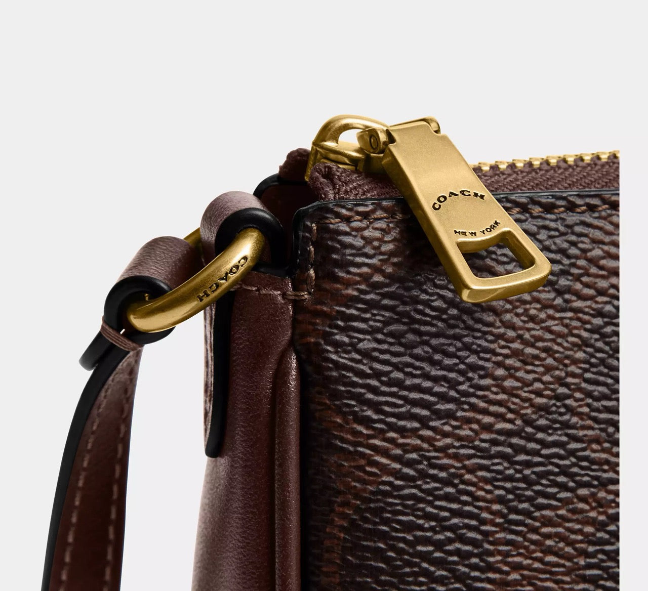 [INCOMIMG ETA 30 DAYS/AFTER RAYA] COACH Plaza Bag In Signature Canvas in Maple/Maple (CCC42)