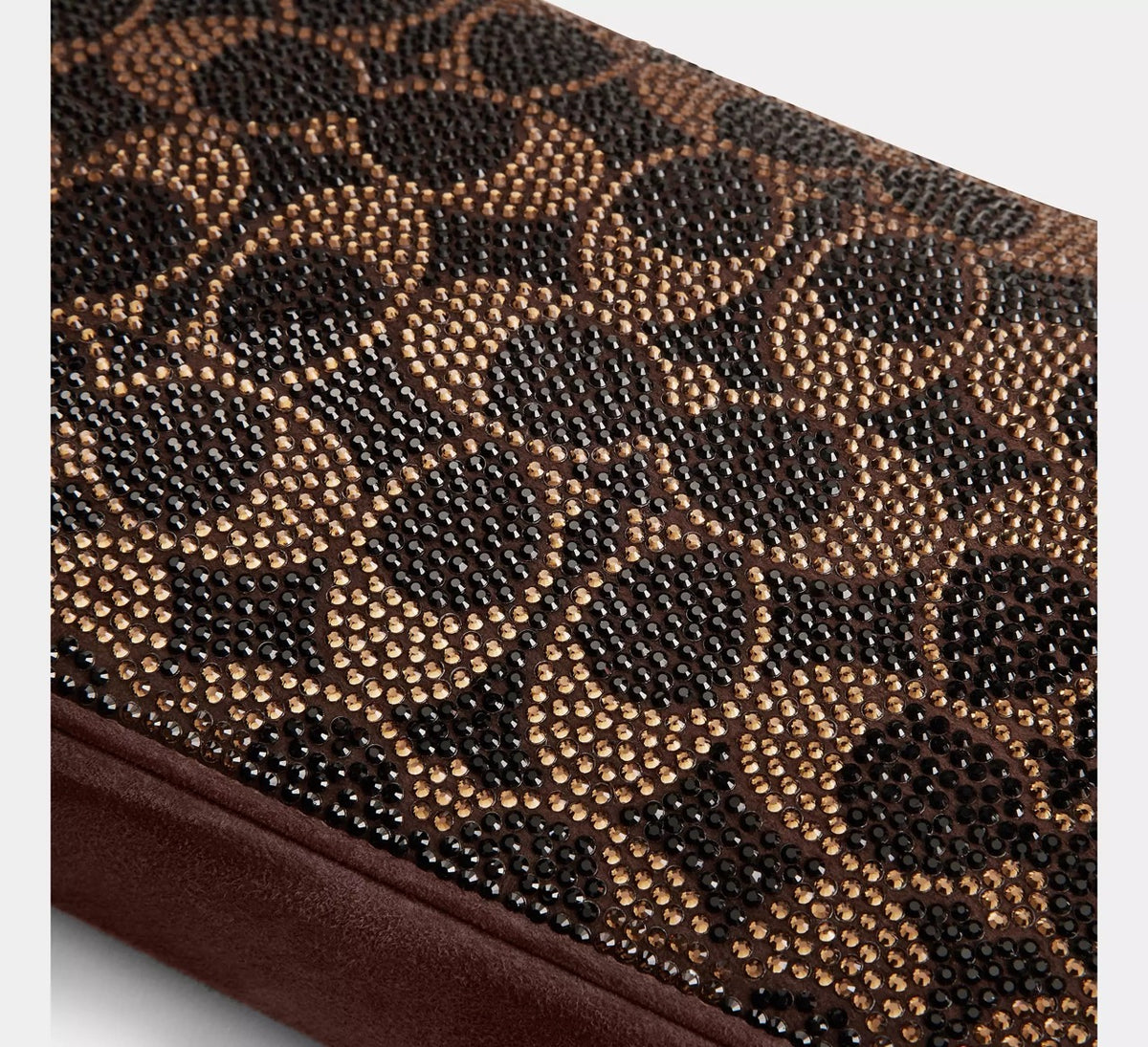 [INCOMING ETA 30 DAYS] Coach Plaza Bag With Crystal Signature in Dark Chocolate (CFT38)