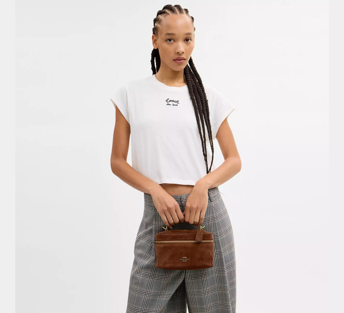 [WEB EXCLUSIVE][INCOMING ETA 30 DAYS] Coach Rainer Crossbody Bag 18 With Quilting in Warm Brown (CFP13)