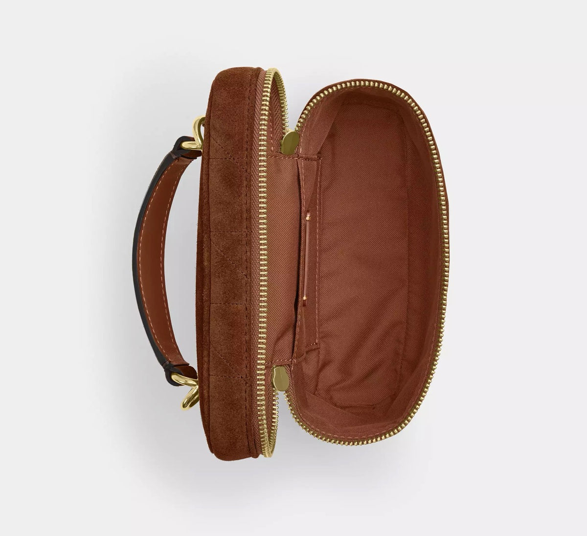 [WEB EXCLUSIVE][INCOMING ETA 30 DAYS] Coach Rainer Crossbody Bag 18 With Quilting in Warm Brown (CFP13)