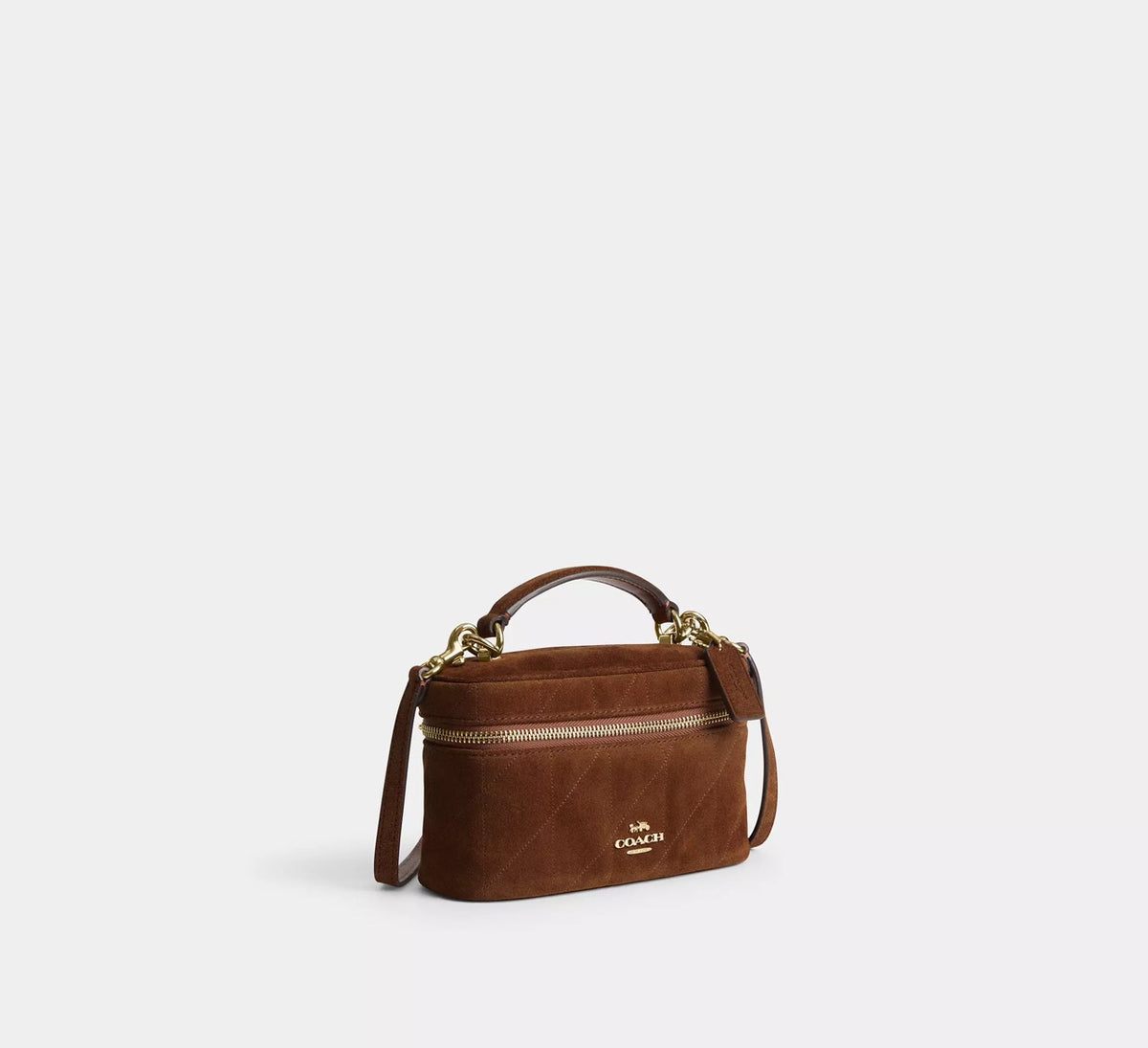 [WEB EXCLUSIVE][INCOMING ETA 30 DAYS] Coach Rainer Crossbody Bag 18 With Quilting in Warm Brown (CFP13)