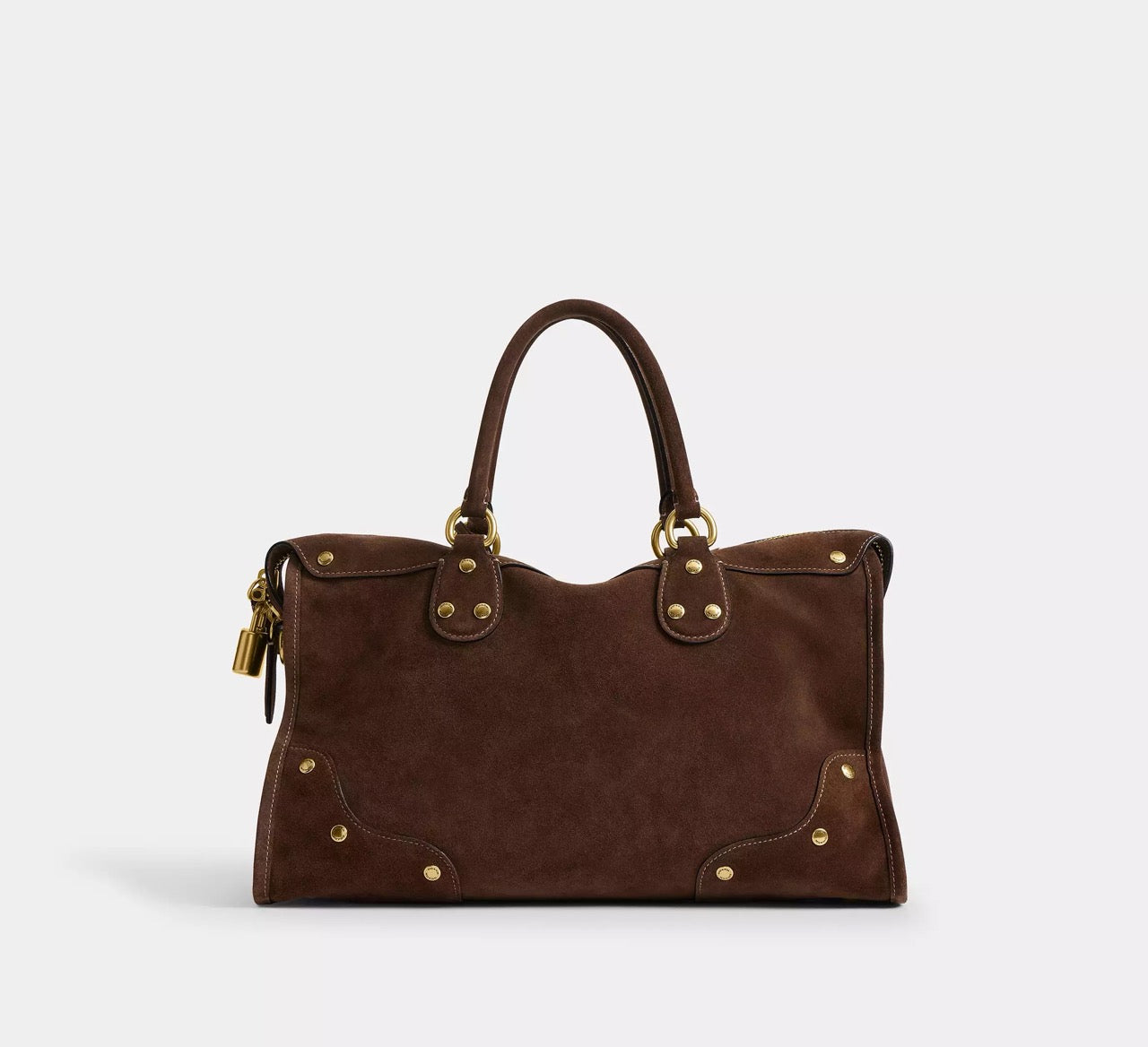 [READY STOCK MY] Coach Rhyder Satchel Bag 38 in Dark Chocolate (CFN68)