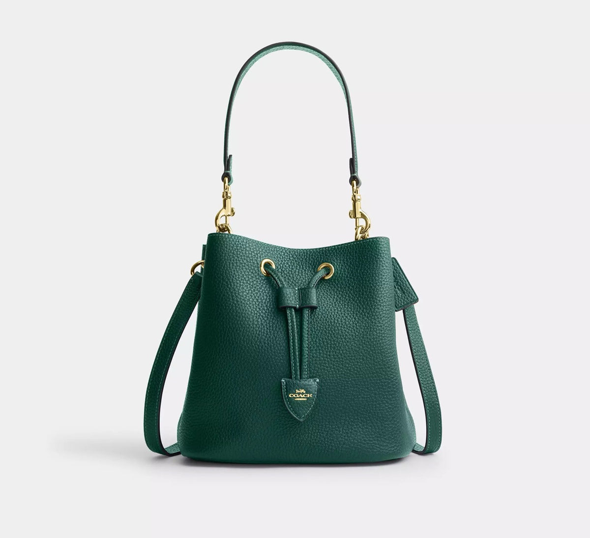 [WEB EXCLUSIVE][READY STOCK MY] Coach Rowan Bucket Bag in Emerald (CBH06)