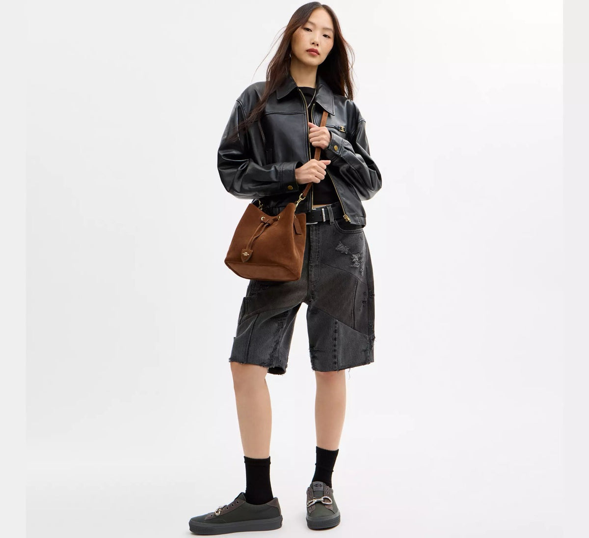 [WEB EXCLUSIVE][READY STOCK MY] Coach Rowan Bucket Bag in Warm Brown (CFP33)