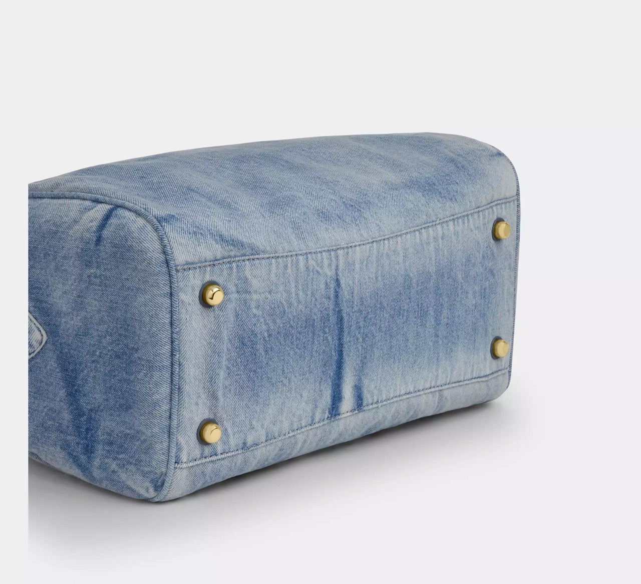 [READY STOCK MY] COACH Rowan Large Satchel Bag In Loved Denim With Charms in Light Indigo (CDY75)