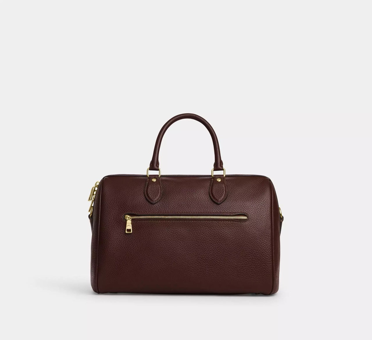 [READY STOCK MY] COACH Rowan Large Satchel Bag in Maple (CES11)