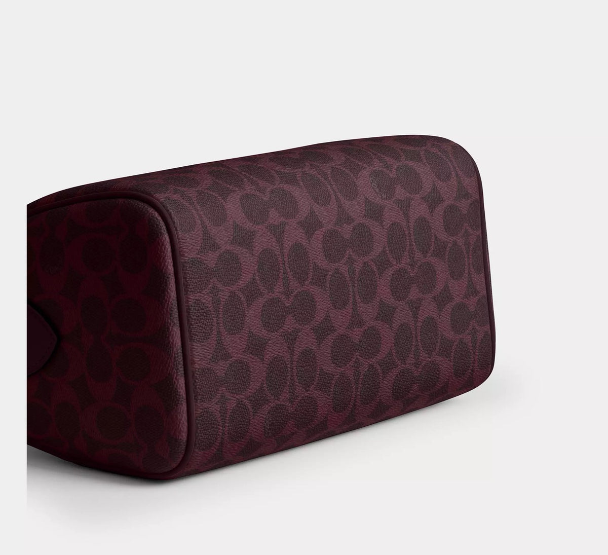 [INCOMING ETA 30 DAYS] Coach Rowan Satchel Bag In Signature Canvas in Black Currant (CV961)