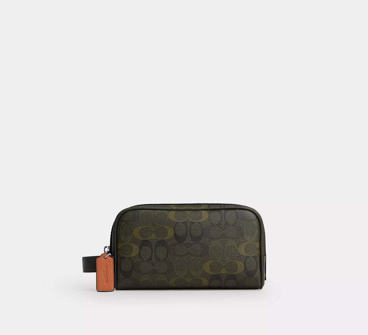 [WEB EXCLUSIVE][READY STOCK MY] Coach Small Travel Kit In Signature Camo Print in Green (CFF05)
