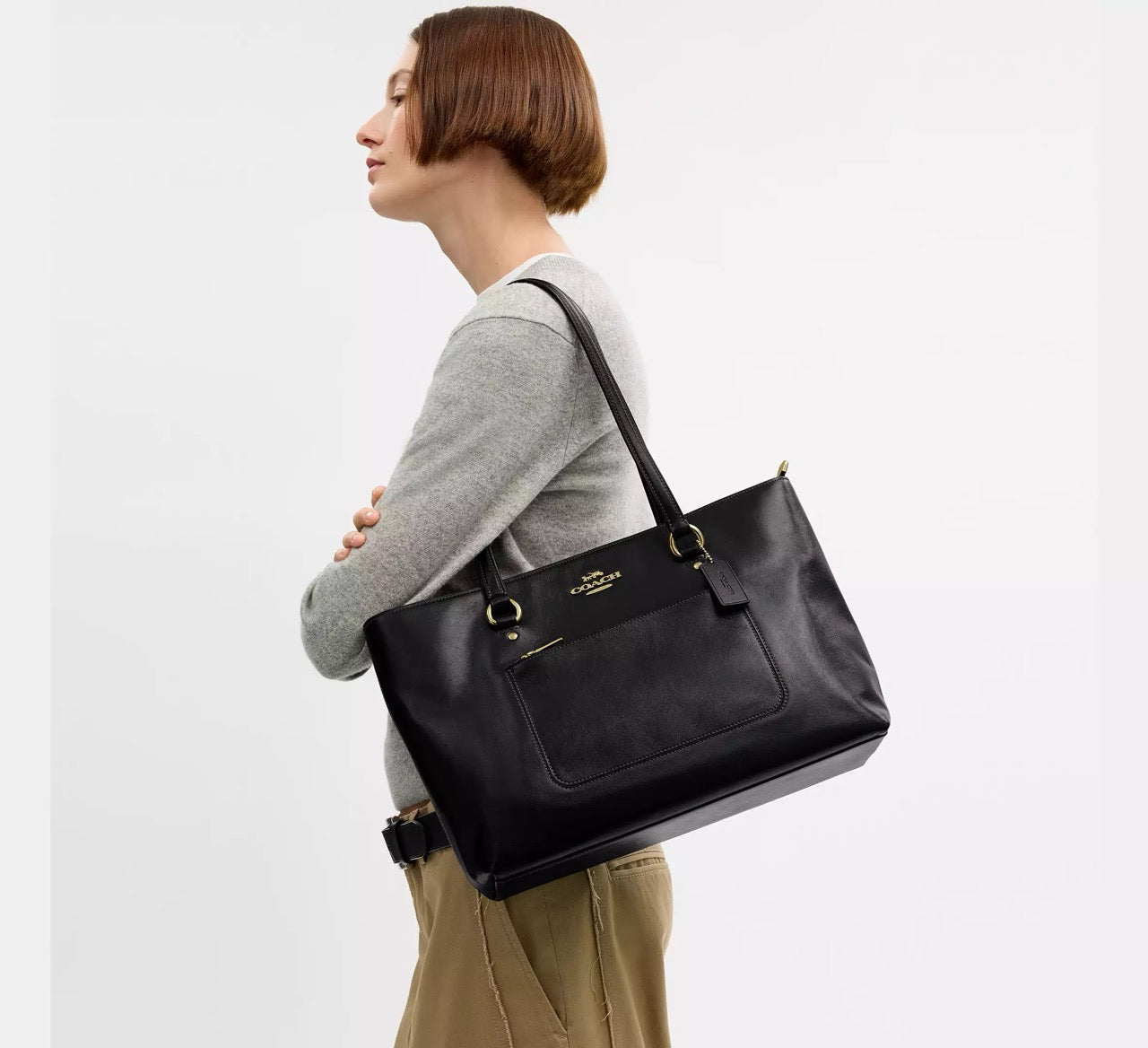 [WEB EXCLUSIVE][READY STOCK MY] Coach Station Tote Bag in Black (CEA65)