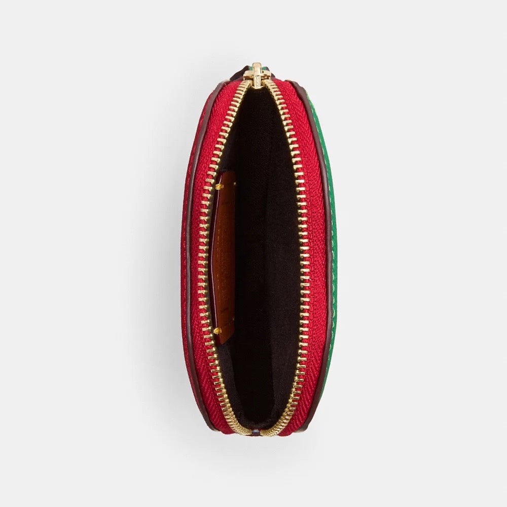 [READY STOCK MY] COACH Strawberry Coin Case in Bold Red (CAN28)